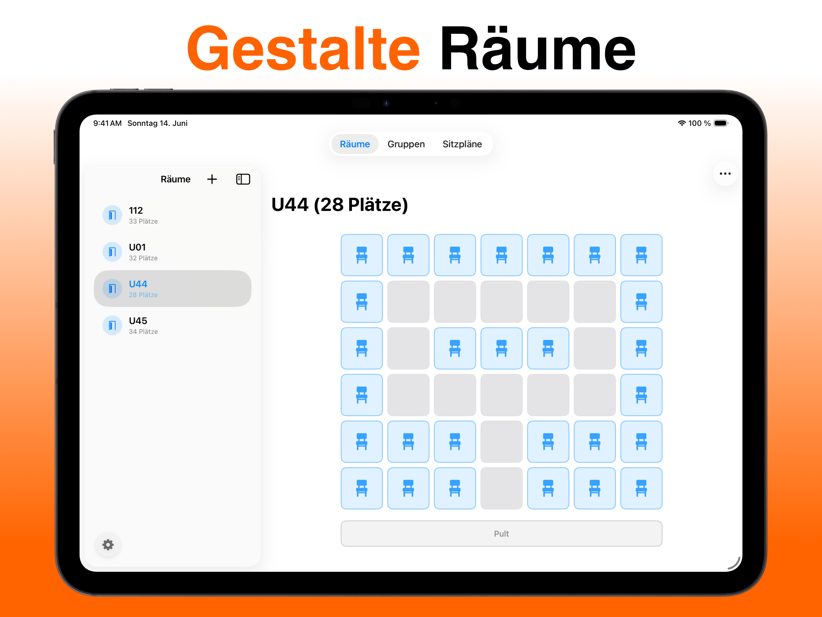 Gestalte Räume — Klassenraum individuell nachbauen